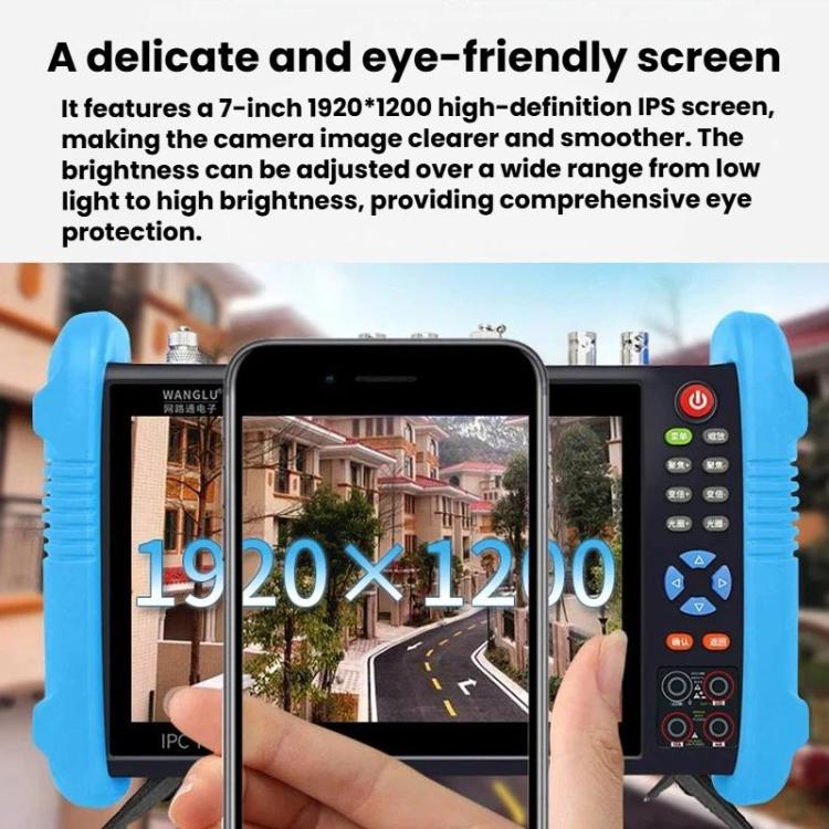 IPC9800MOVTADHSPlus+ Multi-Functional Engineering Tester Coaxial Network Video Surveillance Tester, US Plug, EU Plug, UK Plug, AU Plug