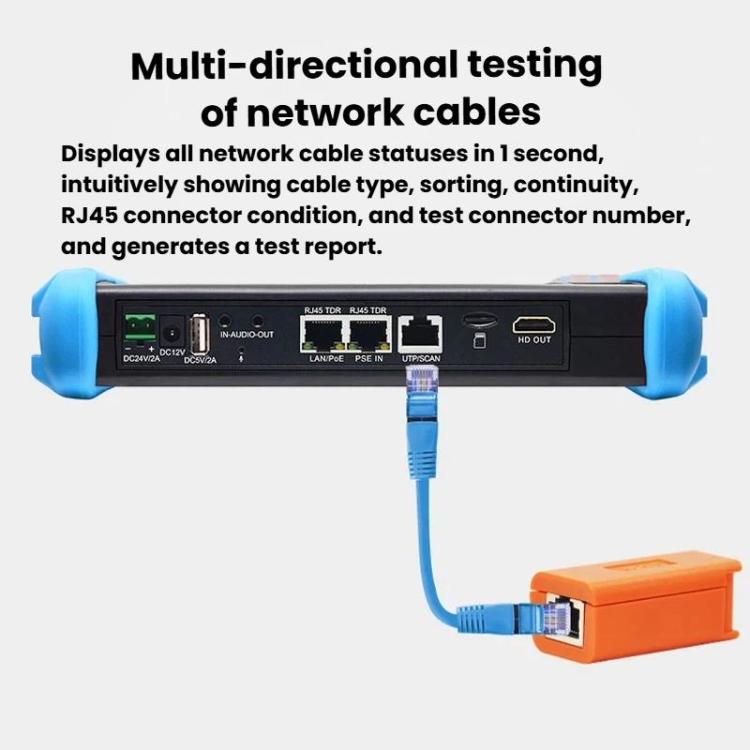 IPC9800MOVTADHSPlus+ Multi-Functional Engineering Tester Coaxial Network Video Surveillance Tester, US Plug, EU Plug, UK Plug, AU Plug
