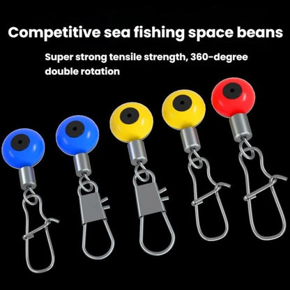 100pcs Fishing Space Beans Saltwater Fishing Float Seat Fishing Accessories, Pin, Enhanced