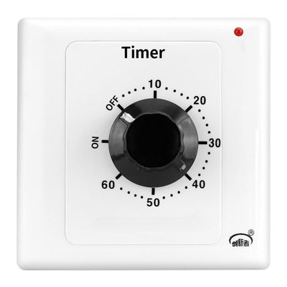 15A Countdown Timer Switch Socket With Power Indicator & Normally Open Function, 15min, 30min, 60min, 120min