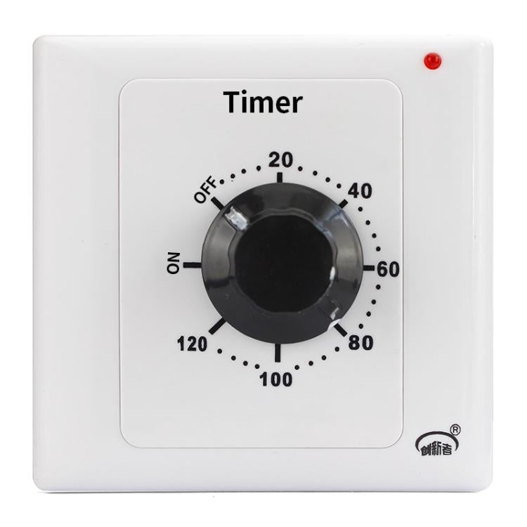 15A Countdown Timer Switch Socket With Power Indicator & Normally Open Function, 15min, 30min, 60min, 120min