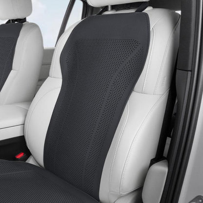 Ventilated Perforated Breathable Car Seat Cushion Universal Back Seat Cover For 5-Seater Cars, Front Seat Cushion Black, Front Seat Cushion Red, Front Seat Cushion Brown, Backrest Cushion Black, Backrest Cushion Red, Backrest Cushion Brown