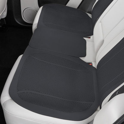 Ventilated Perforated Breathable Car Seat Cushion Universal Back Seat Cover For 5-Seater Cars, Front Seat Cushion Black, Front Seat Cushion Red, Front Seat Cushion Brown, Backrest Cushion Black, Backrest Cushion Red, Backrest Cushion Brown