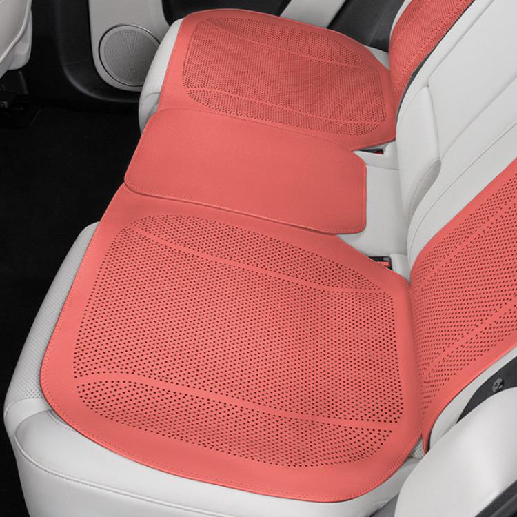 Ventilated Perforated Breathable Car Seat Cushion Universal Back Seat Cover For 5-Seater Cars, Front Seat Cushion Black, Front Seat Cushion Red, Front Seat Cushion Brown, Backrest Cushion Black, Backrest Cushion Red, Backrest Cushion Brown