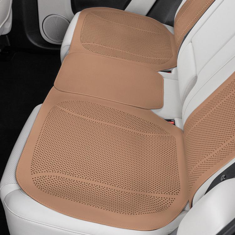 Ventilated Perforated Breathable Car Seat Cushion Universal Back Seat Cover For 5-Seater Cars, Front Seat Cushion Black, Front Seat Cushion Red, Front Seat Cushion Brown, Backrest Cushion Black, Backrest Cushion Red, Backrest Cushion Brown