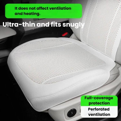 Ventilated Perforated Breathable Car Seat Cushion Universal Back Seat Cover For 5-Seater Cars, Front Seat Cushion Black, Front Seat Cushion Red, Front Seat Cushion Brown, Backrest Cushion Black, Backrest Cushion Red, Backrest Cushion Brown