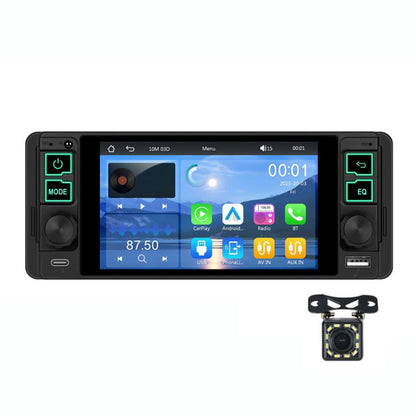 5.1 inch Horizontal Screen Single-seat Universal MP5 Player With Wireless Carplay Function Integrated Machine, Standard, Standard+12 Light Camera