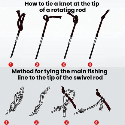 50pcs Fishing Rod Tip Loop Connector Rotating Rod Tip, 0.8mm, 0.9mm, 1.0mm, 1.1mm, 1.2mm, 1.3mm, 1.4mm, 1.5mm, 1.6mm, 1.7mm, 1.8mm, 2.0mm, 2.2mm