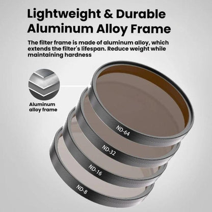 For DJI Osmo Action 6 Camera Lens Filter, ND8, ND16, ND32, ND64, CPL, UV, Diffusion 1/4, CPL+ND16+Diffusion1/4, CPL+ND8+ND16, CPL+ND16+ND32+Diffusion1/4, CPL+ND8+ND16+ND32, CPL+ND8+ND16+ND32+ND64+Diffusion1/4