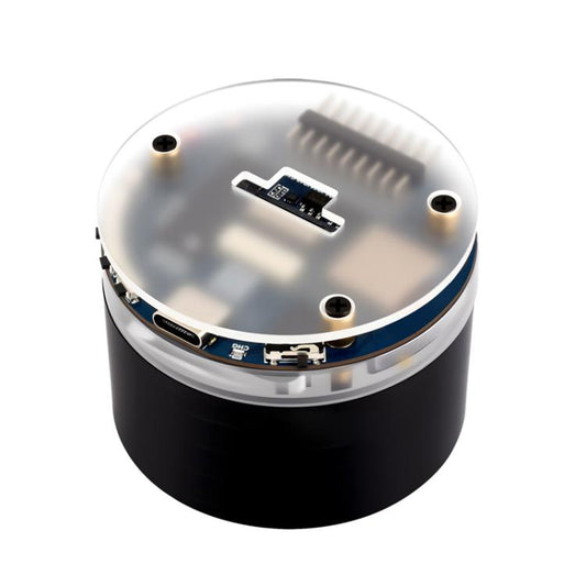 WAVESHARE ESP32-S3 AI Smart Speaker Development Board Dual-Mic Noise Reduction Echo Cancellation Surround RGB Light Effect, No Battery, With Battery