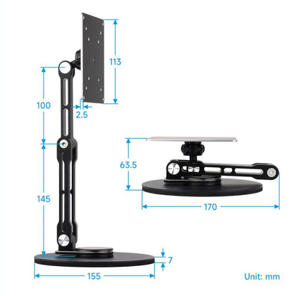 Within 19 Inch Monitor VESA Portable Screen Bracket Multi-Axis Rotation Adjustable, 19 Inch VESA