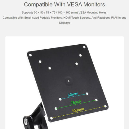 Within 19 Inch Monitor VESA Portable Screen Bracket Multi-Axis Rotation Adjustable, 19 Inch VESA