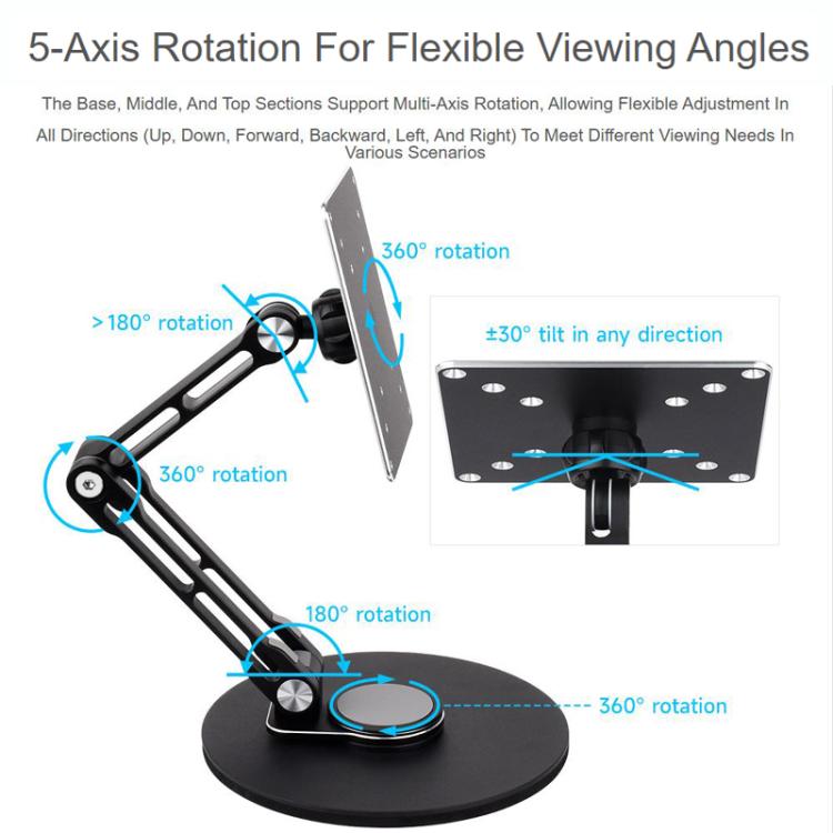 Within 19 Inch Monitor VESA Portable Screen Bracket Multi-Axis Rotation Adjustable, 19 Inch VESA