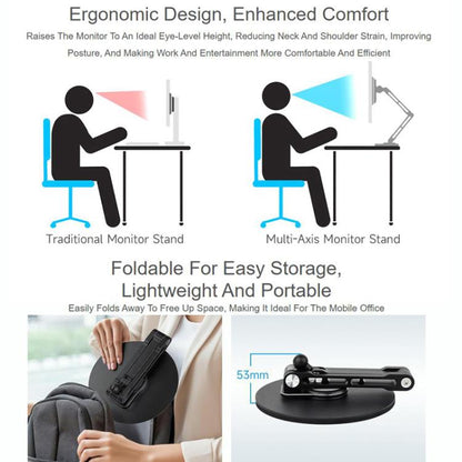 Within 19 Inch Monitor VESA Portable Screen Bracket Multi-Axis Rotation Adjustable, 19 Inch VESA