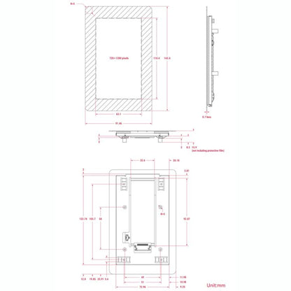 For Raspberry Pi WAVESHARE 5 inch Capacitive 5-point Touch IPS Display 2, 32383