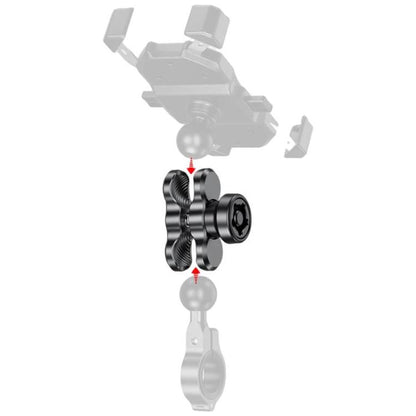 J5 Metal Clamp Arm Anti-Theft Heightening Connecting Rod Phone Mount Height-Extending Accessory, J5 Metal Clamp Arm