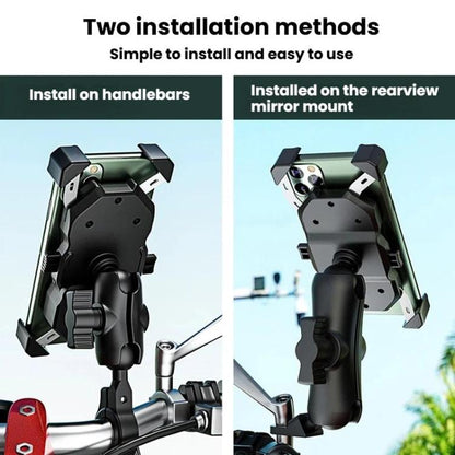 Motorcycle Elevated Phone Holder Bicycle Navigation Phone Holder Base, Kewig M11-C1, Kewig M11-C2