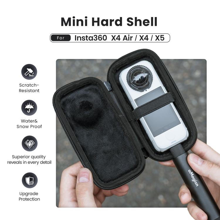 aMagisn Portable Camera Body Case for Insta360 X4 Air/X4/X5 Compact Protective Storage Bag, Storage Bag