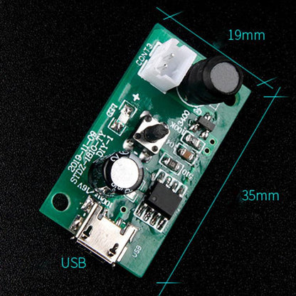 Humidifier USB Spray Module Atomizer IC Driver Circuit Board, Micro, Type-C