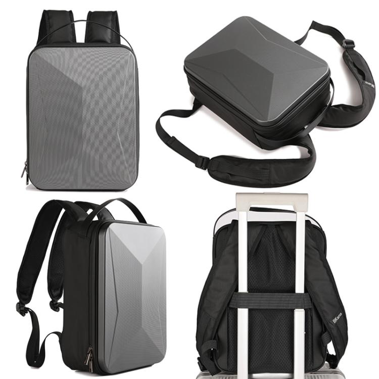 For DJI Neo 2 BKano Physical Smooth Flying Kit Organizer Bag Double Shoulder Hard Shell Bag, Shoulder Bag(Dark Gray)