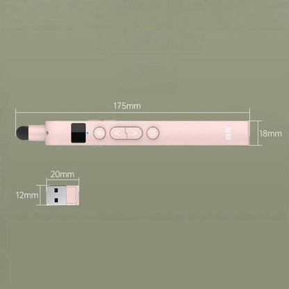 OUBAI T10S Presentation Pointer With Magnifier & Air Mouse, Red Laser, Screen Writing, Timer, Plug & Play
