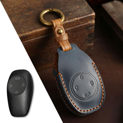 For Leapmotor T03 Hallmo Genuine Leather Car Key Cover