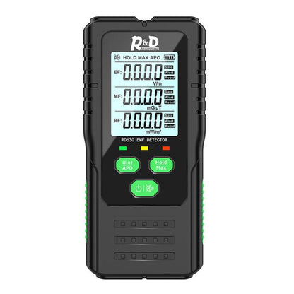 R&D INSTRUMEMTS RD630 3 In 1 Electric Field Magnetic Field RF Detector Electromagnetic Radiation Tester, RD630