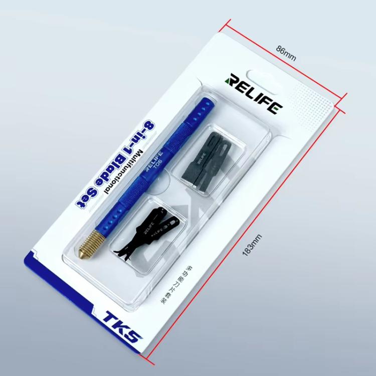 Multi-functional Mobile Phone Repair Blade Set Pry IC Chip CPU Layers Scrape Edge Rubber Degumming Tool, TK5