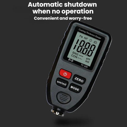 R&D INSTRUMENTS TC-100 High-Precision Coating Thickness Gauge Automotive Paint Film Thickness Tester, TC-100
