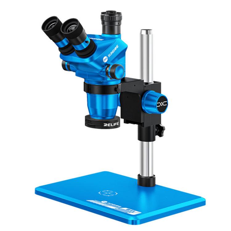 SUNSHINE 71 Ultra-B11 Cell Phone Repair Trinocular Microscope Staggered / Continuous Zoom HD Microscope, SUNSHINE 71 Ultra-B11(Blue), SUNSHINE 71 Ultra-B11(Black Silver)