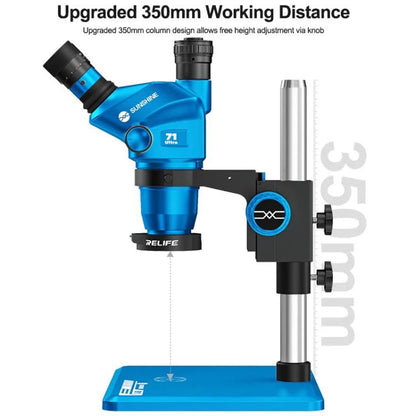SUNSHINE 71 Ultra-B11 Cell Phone Repair Trinocular Microscope Staggered / Continuous Zoom HD Microscope, SUNSHINE 71 Ultra-B11(Blue), SUNSHINE 71 Ultra-B11(Black Silver)
