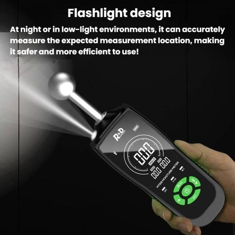 R&D INSTRUMENTS MT68 Spherical Wood Moisture Tester With Digital Display Alarm