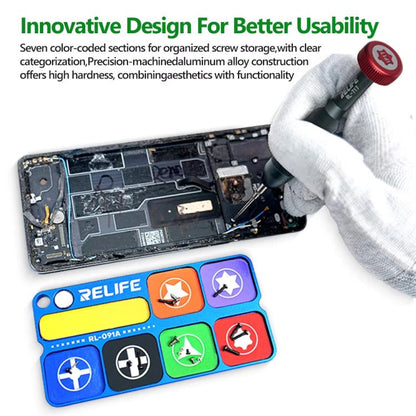 Aluminum Alloy Magnetic Admittance Tray With Magnetic Module Magnetized Batch Heads, RELIFE RL-091A
