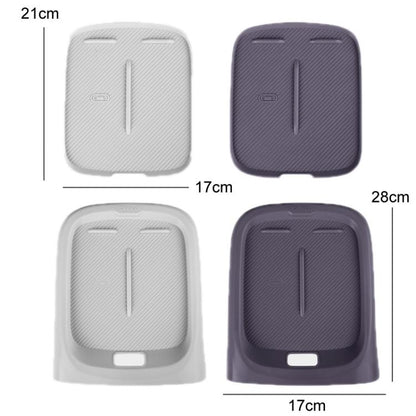 For 2025 Leapmotor B10 Center Console Wireless Charging Silicone Protective Anti-Slip Mat, Purple Half-coverage, Purple Full-coverage, Gray Half-coverage, Gray Full-coverage