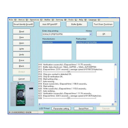 RT809H Universal Programmer EMMC Online ISP Reader/Writer For LCD TV & Laptop, RT809H