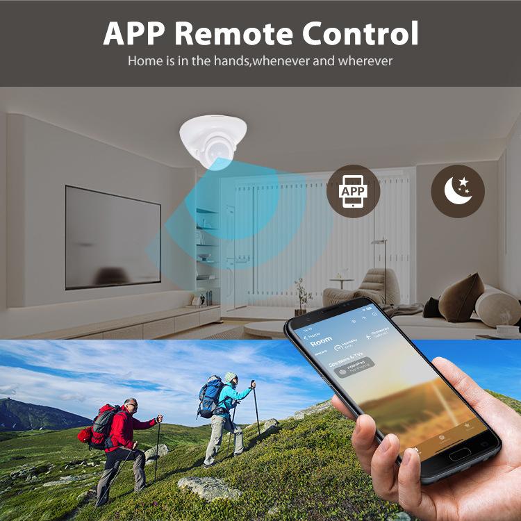 Matter Thread USB-C Power PIR Motion Sensor Smart Home System Compatible With Tuya App Remote Control, PIR Motion Sensor