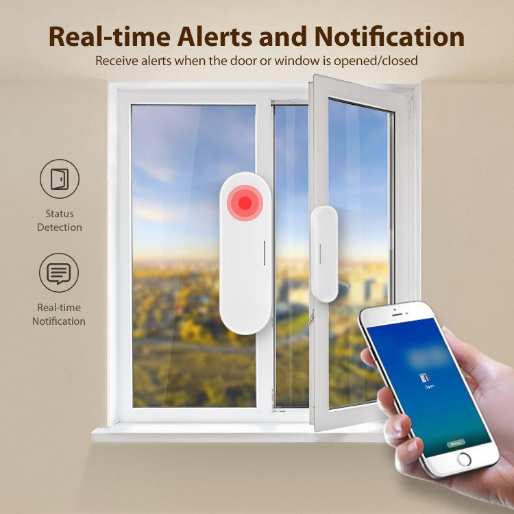 Matter Thread Door/Window Sensor Compatible With Tuya Smart Home System, Door/Window Sensor