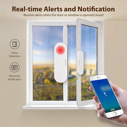 Matter Thread Door/Window Sensor Compatible With Tuya Smart Home System, Door/Window Sensor