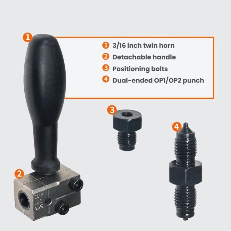 4.75mm Brake Cable Oil Pipe Air Conditioning Pipe Mushroom-shaped Enlarging Tool