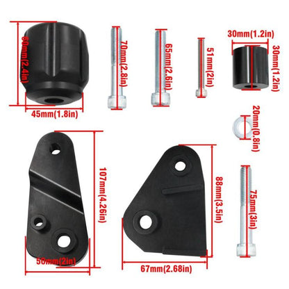 For GSXR 1000 2017-2024 Motorcycle Frame Accessories Crash Protection Kit