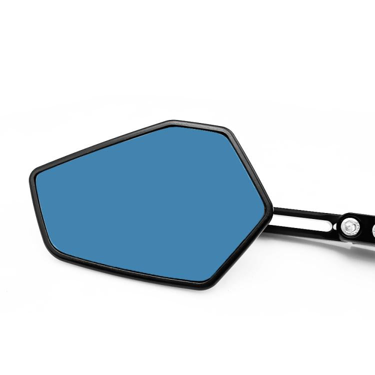 Motorcycle Universal Blue Glass Rearview Mirror Modification Parts