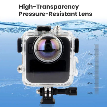 For GoPro MAX2 Waterproof Housing 50m Dive Case Anti-Fog Protective Shell, Waterproof case