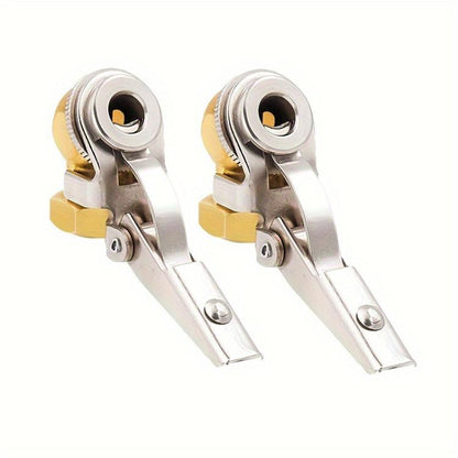 2pcs Car Tire Repair Inflation Chuck Internal Thread Air Inflator