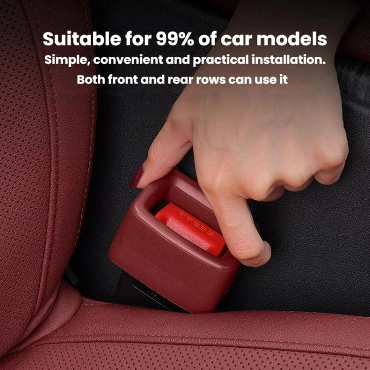 2pcs Universal Car Seat Belt Buckle Holder Seat Belt Bracket