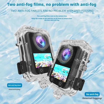 For DJI Osmo 360 Full Invisible Waterproof Case 40m Depth Diving Housing Underwater Camera Shell, Waterproof Case