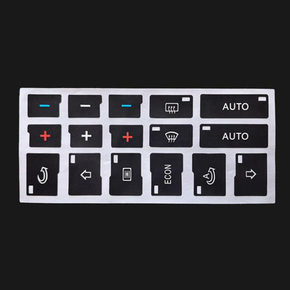 Automotive Button Crack Repair Sticker Set For Audi A4 / B6 / B7 / A6 / A2 / A3, 1, 2