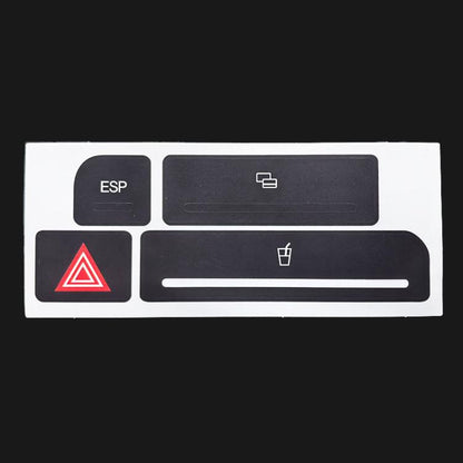 Automotive Button Crack Repair Sticker Set For Audi A4 / B6 / B7 / A6 / A2 / A3, 1, 2