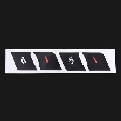 Automotive Button Crack Repair Sticker Set For Audi A4 / B6 / B7 / A6 / A2 / A3, 1, 2