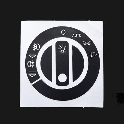 Automotive Button Crack Repair Sticker Set For Audi A4 / B6 / B7 / A6 / A2 / A3, 1, 2