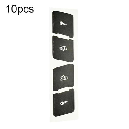 For Audi A3L 10pcs Matte Car Door Lock Control Switch Repair Stickers